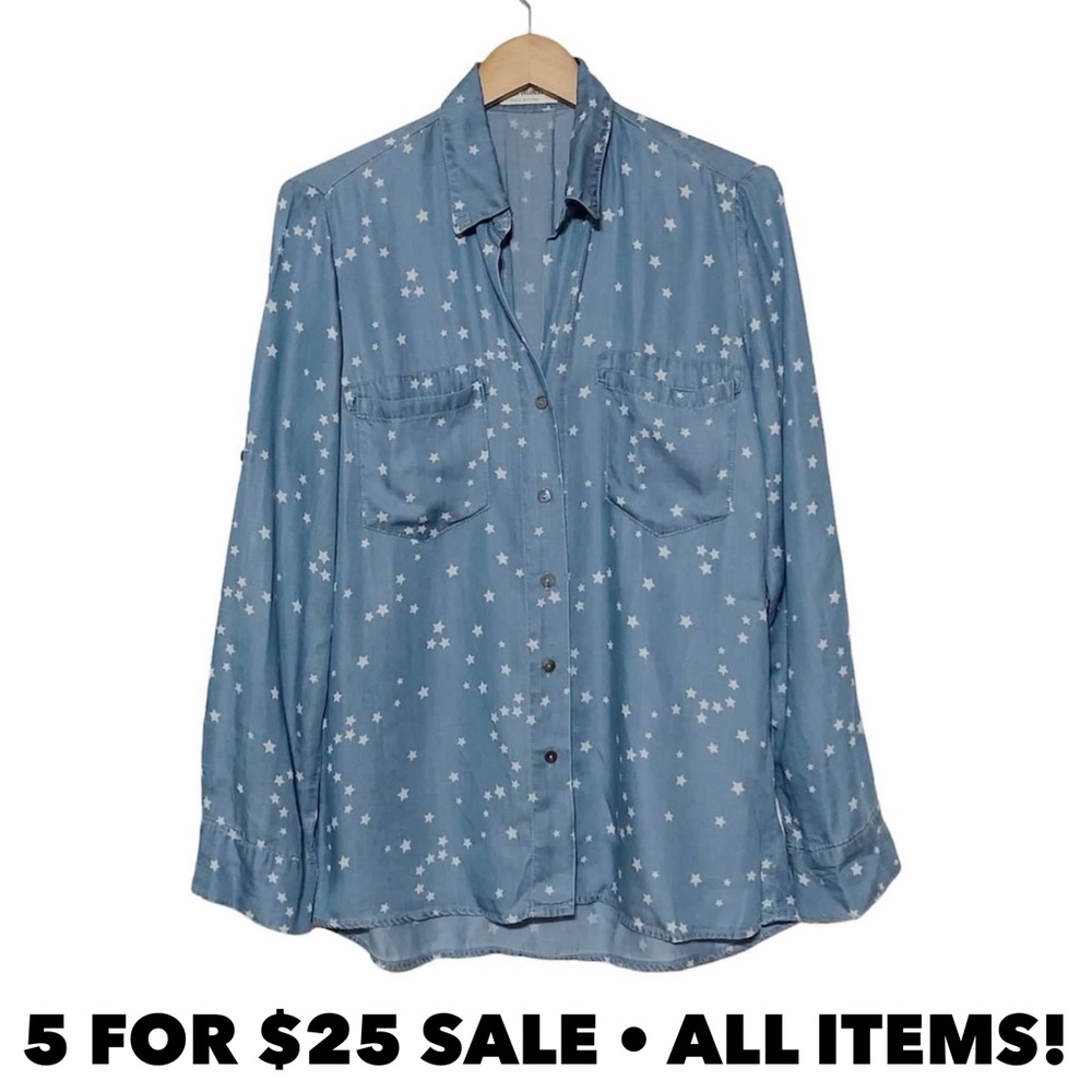 4Our Dreamers Printed Chambray Shirt